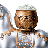 Maxbell Horse Statue Resin Figurine Sculpture Art Craft for Home Desk Decoration Argent Style C