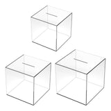 Maxbell Decorative Transparent Piggy Bank for Office Birthday Gift Home Decoration 12cmx12cmx12cm