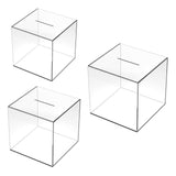 Maxbell Decorative Transparent Piggy Bank for Office Birthday Gift Home Decoration 12cmx12cmx12cm