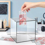 Maxbell Decorative Transparent Piggy Bank for Office Birthday Gift Home Decoration 12cmx12cmx12cm