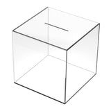 Maxbell Decorative Transparent Piggy Bank for Office Birthday Gift Home Decoration 15cmx15cmx15cm