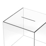 Maxbell Decorative Transparent Piggy Bank for Office Birthday Gift Home Decoration 15cmx15cmx15cm