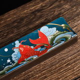 Maxbell Ceramic Incense Burner Craft Stick Incense Holder for SPA Wedding Holidays Carp