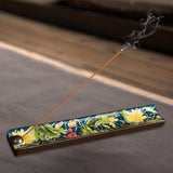 Maxbell Ceramic Incense Burner Craft Stick Incense Holder for SPA Wedding Holidays Lotus