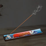 Maxbell Ceramic Incense Burner Craft Stick Incense Holder for SPA Wedding Holidays Crane