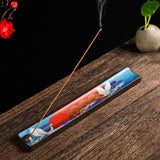 Maxbell Ceramic Incense Burner Craft Stick Incense Holder for SPA Wedding Holidays Crane
