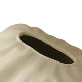 Maxbell Elegant Tissue Box Cover Holder Decoration Crafts Case Coffee Wide Mouth Beige