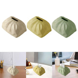 Maxbell Elegant Tissue Box Cover Holder Decoration Crafts Case Coffee Wide Mouth Beige