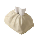 Maxbell Elegant Tissue Box Cover Holder Decoration Crafts Case Coffee Wide Mouth Beige