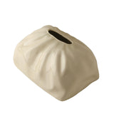 Maxbell Elegant Tissue Box Cover Holder Decoration Crafts Case Coffee Wide Mouth Beige