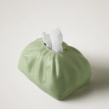 Maxbell Elegant Tissue Box Cover Holder Decoration Crafts Case Coffee Wide Mouth Green