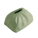 Maxbell Elegant Tissue Box Cover Holder Decoration Crafts Case Coffee Wide Mouth Green