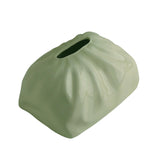 Maxbell Elegant Tissue Box Cover Holder Decoration Crafts Case Coffee Wide Mouth Green
