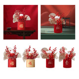 Maxbell Flower Basket Ornament Table Centerpiece Flower Arrangement for Hotel Decor style A