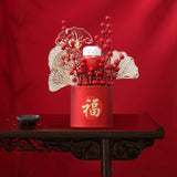 Maxbell Flower Basket Ornament Table Centerpiece Flower Arrangement for Hotel Decor style A