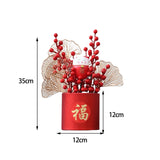Maxbell Flower Basket Ornament Table Centerpiece Flower Arrangement for Hotel Decor style A