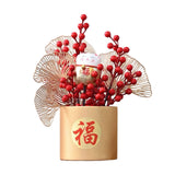 Maxbell Flower Basket Ornament Table Centerpiece Flower Arrangement for Hotel Decor style B