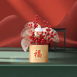 Maxbell Flower Basket Ornament Table Centerpiece Flower Arrangement for Hotel Decor style B