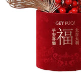 Maxbell Flower Basket Ornament Table Centerpiece Flower Arrangement for Hotel Decor style C