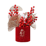 Maxbell Flower Basket Ornament Table Centerpiece Flower Arrangement for Hotel Decor style D