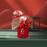 Maxbell Flower Basket Ornament Table Centerpiece Flower Arrangement for Hotel Decor style D