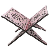 Maxbell Wooden Book Stand Reading Bookshelf Decorative for Gift Sitting Room Cafe Red