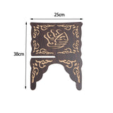 Maxbell Wooden Book Stand Reading Bookshelf Decorative for Gift Sitting Room Cafe Black