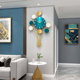 Maxbell Modern Hanging Clocks Battery Operated Non Ticking Wall Clock for Home