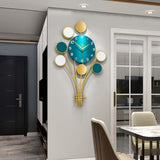 Maxbell Modern Hanging Clocks Battery Operated Non Ticking Wall Clock for Home