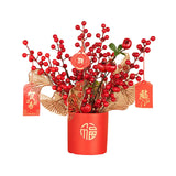 Maxbell Simulation Berries Flowerpot Chinese Party Decor Decorative Gift Table Style f