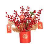 Maxbell Simulation Berries Flowerpot Chinese Party Decor Decorative Gift Table Style f