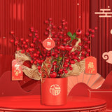 Maxbell Simulation Berries Flowerpot Chinese Party Decor Decorative Gift Table Style f