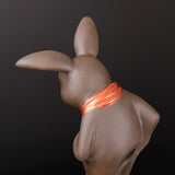 Maxbell Ceramic Bunny Statue Incense Holder for Home Decor Housewarming Gift