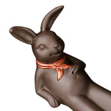 Maxbell Ceramic Bunny Statue Incense Holder for Home Decor Housewarming Gift