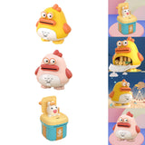 Maxbell Cute Piggy Bank Statue Container Money Box Storage Case for Desktop Decor Yellow Duck