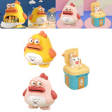 Maxbell Cute Piggy Bank Statue Container Money Box Storage Case for Desktop Decor Yellow Duck