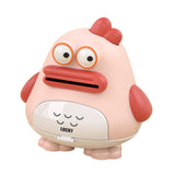 Maxbell Cute Piggy Bank Statue Container Money Box Storage Case for Desktop Decor Pink Duck