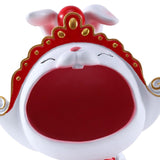 Maxbell Chinese New Year Rabbit Statue Art Figurines Resin for Home Snack Chains Style B