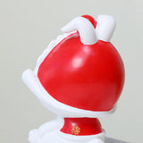 Maxbell Chinese New Year Rabbit Statue Art Figurines Resin for Home Snack Chains Style B