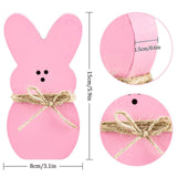 Maxbell Easter Bunny Ornaments Rabbit Shape Ornament for Dorm Living Room three