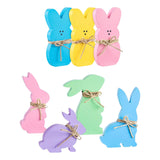 Maxbell Easter Bunny Ornaments Rabbit Shape Ornament for Dorm Living Room three