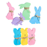 Maxbell Easter Bunny Ornaments Rabbit Shape Ornament for Dorm Living Room three