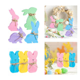 Maxbell Easter Bunny Ornaments Rabbit Shape Ornament for Dorm Living Room three