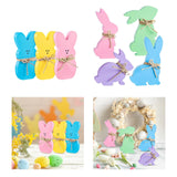 Maxbell Easter Bunny Ornaments Rabbit Shape Ornament for Dorm Living Room three