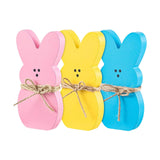 Maxbell Easter Bunny Ornaments Rabbit Shape Ornament for Dorm Living Room three