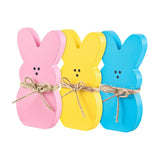 Maxbell Easter Bunny Ornaments Rabbit Shape Ornament for Dorm Living Room three