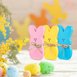 Maxbell Easter Bunny Ornaments Rabbit Shape Ornament for Dorm Living Room three