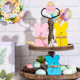 Maxbell Easter Bunny Ornaments Rabbit Shape Ornament for Dorm Living Room three