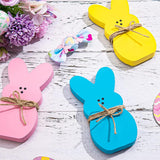 Maxbell Easter Bunny Ornaments Rabbit Shape Ornament for Dorm Living Room three