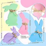 Maxbell Easter Bunny Ornaments Rabbit Shape Ornament for Dorm Living Room Four